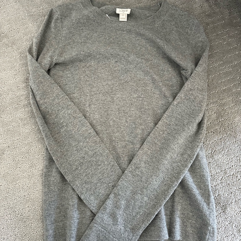 J crew grey sweater xxs